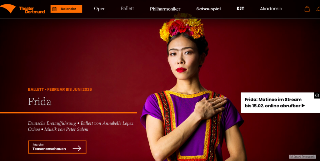 "Frida" beim Ballett Dortmund