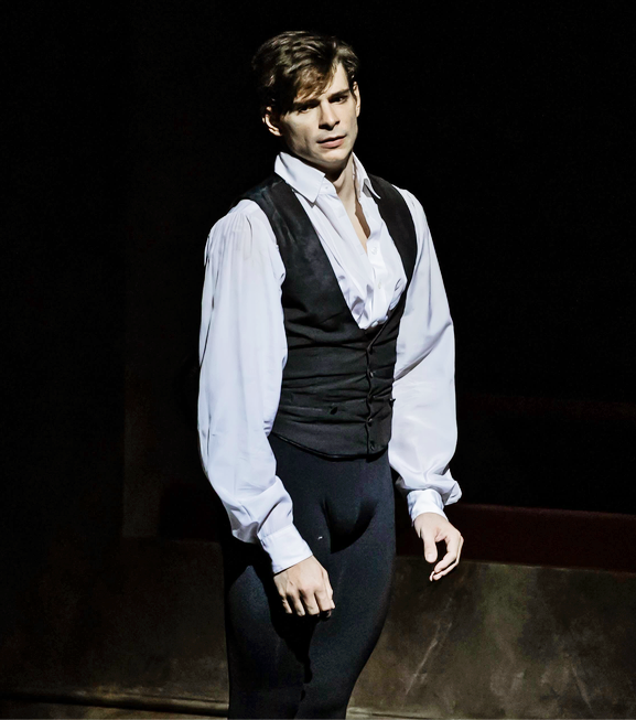 Jakob Feyferlik als Armand in "Die Kameliendame" von John Neumeier